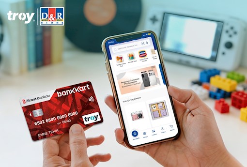 TROY Logolu Bankkart'ınıza D&R'da 200 TL İndirim