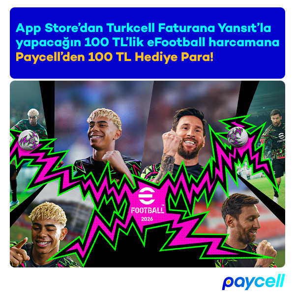 eFootball’da geçerli 100 TL hediye para!