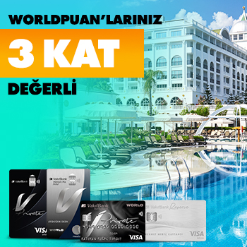 MilPlus Seyahat Hattı ve milplus.com.tr üzerinden yapacağınız otel&tur harcamalarınızda 3 kat değerli Worldpuan!
