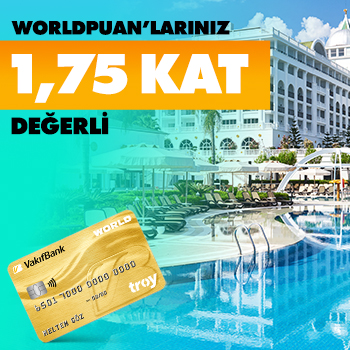 MilPlus Seyahat Hattı ve milplus.com.tr üzerinden yapacağınız otel&tur harcamalarınızda 1,75 kat değerli Worldpuan!