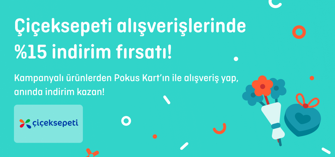 Çiçek gibi indirim Çiçeksepeti’nde!