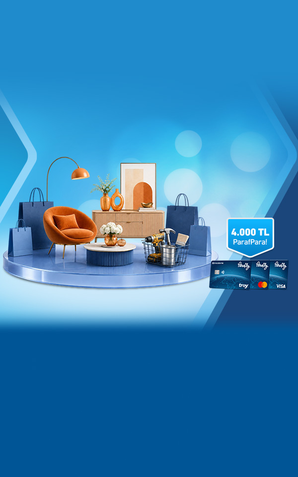 Mobilya, Dekorasyon ve Yapı Marketi Alışverişinize 4.000 TL'ye Varan ParafPara