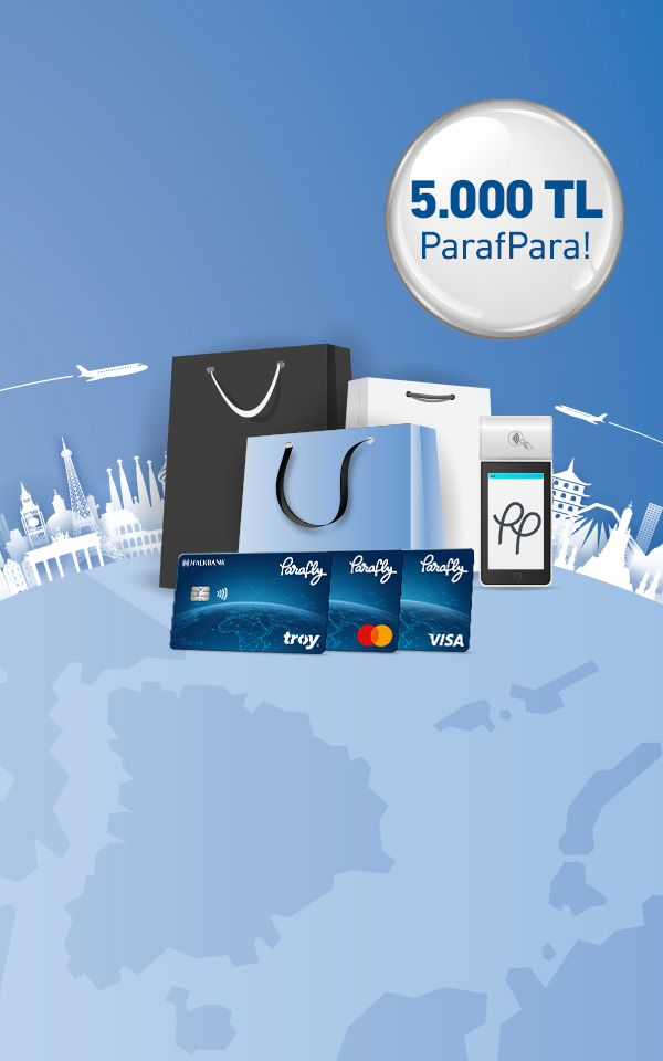 Yurt Dışı Alışverişlerinize 5.000 TL'ye varan ParafPara