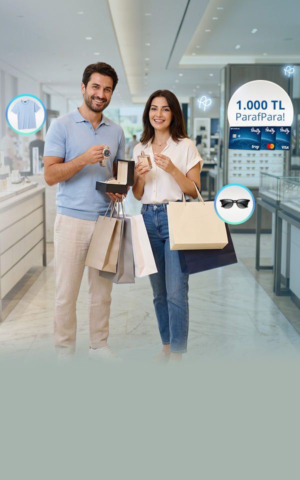 Giyim, kozmetik, optik ve saat alışverişlerinize 1.000 TL ParafPara!