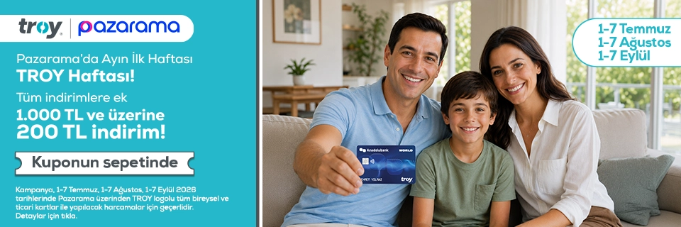 Anadolubank Troy Kart İle Pazarama'da Ayin İlk Haftasi Troy Haftasi