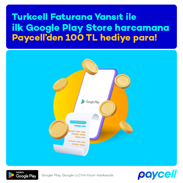 Google Play’de 100 TL Hediye Para!