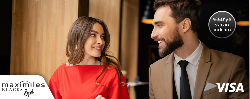 My Visa Ayrıcalıklarıyla Maximiles Black’inizle Yurt Dışı Restoran Ödemelerinde %50'ye Varan İndirim