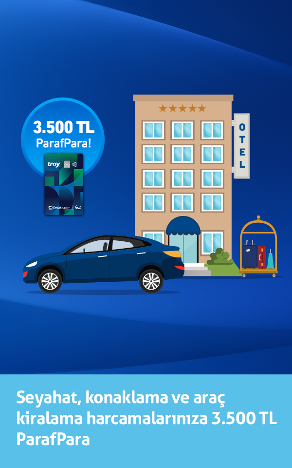 Seyahat Alışverişlerinize 3.500 TL'ye varan ParafPara