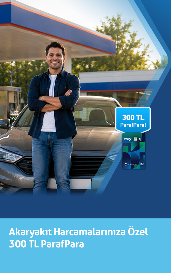 Akaryakıt Harcamalarınıza 300 TL ParafPara