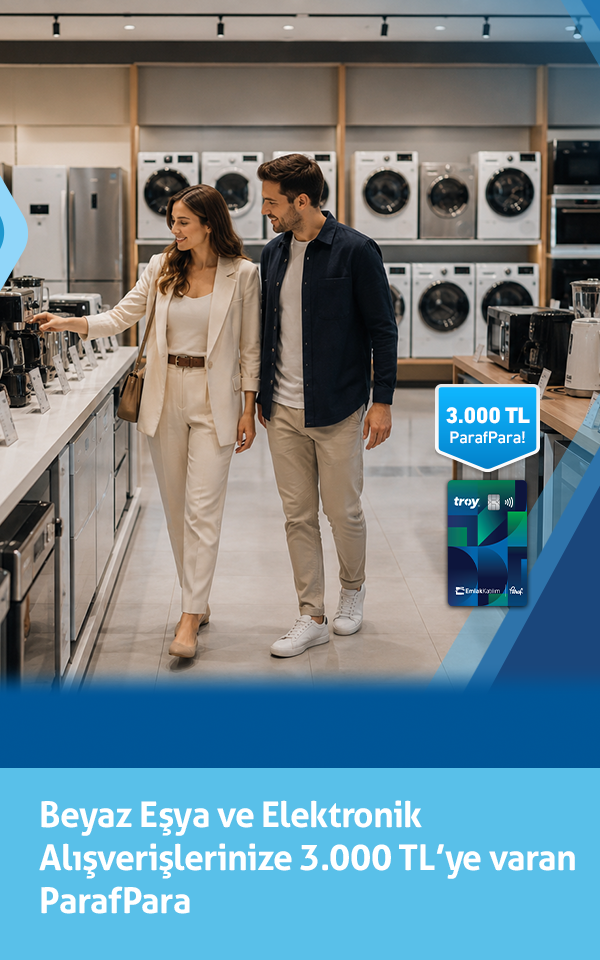 Beyaz Eşya ve Elektronik Alışverişlerinize 3.000 TL'ye varan ParafPara