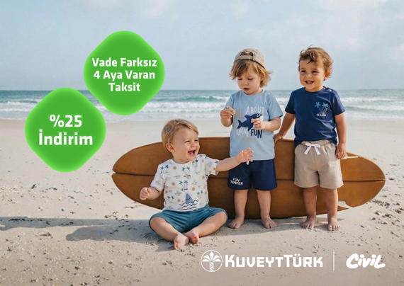 Civil'de %25 İndirim Fırsatı!