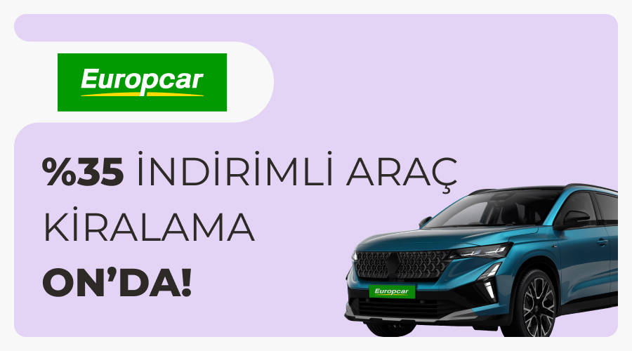 Europcar Araç Kiralama Kampanyası