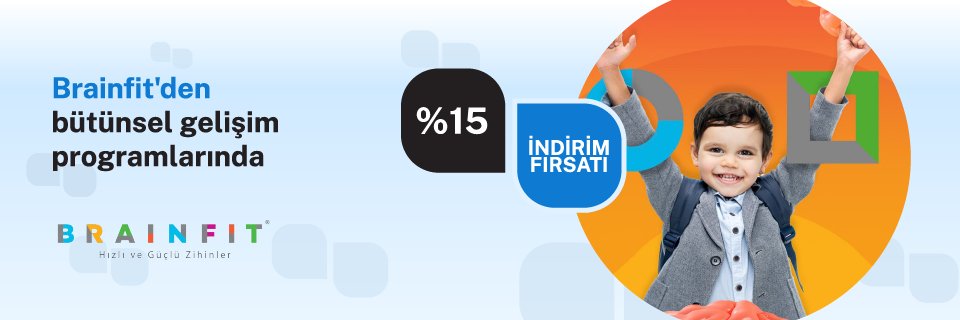 Brainfit'den çocuk bütünsel gelişim programlarında %15 indirim fırsatı!