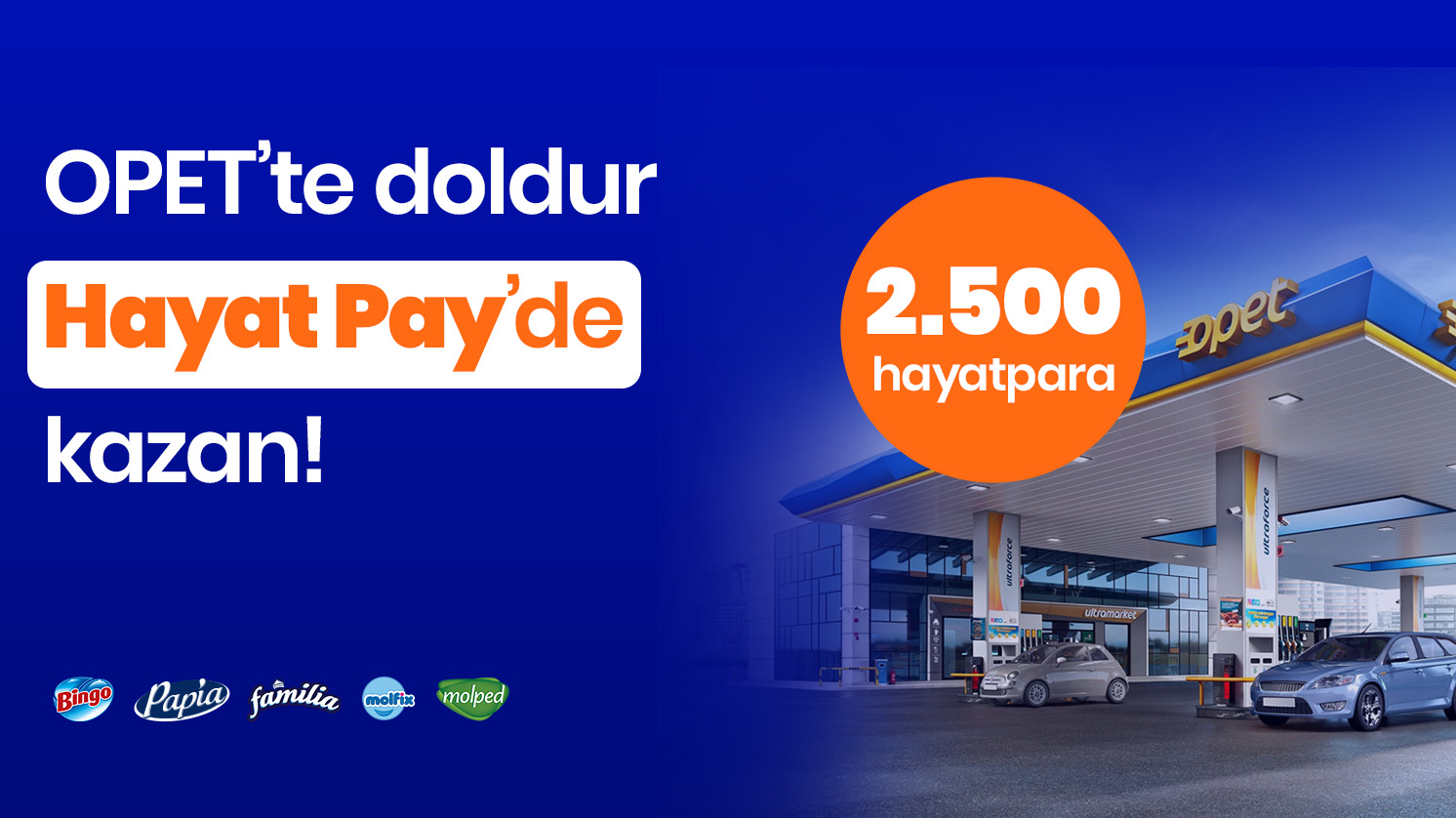 Opet’le doldur Hayat Pay ile kazan