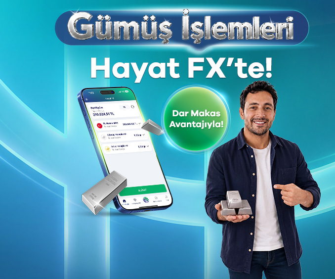 Gümüş İşlemlerinde Dar Makas Avantajı Hayat FX’de!