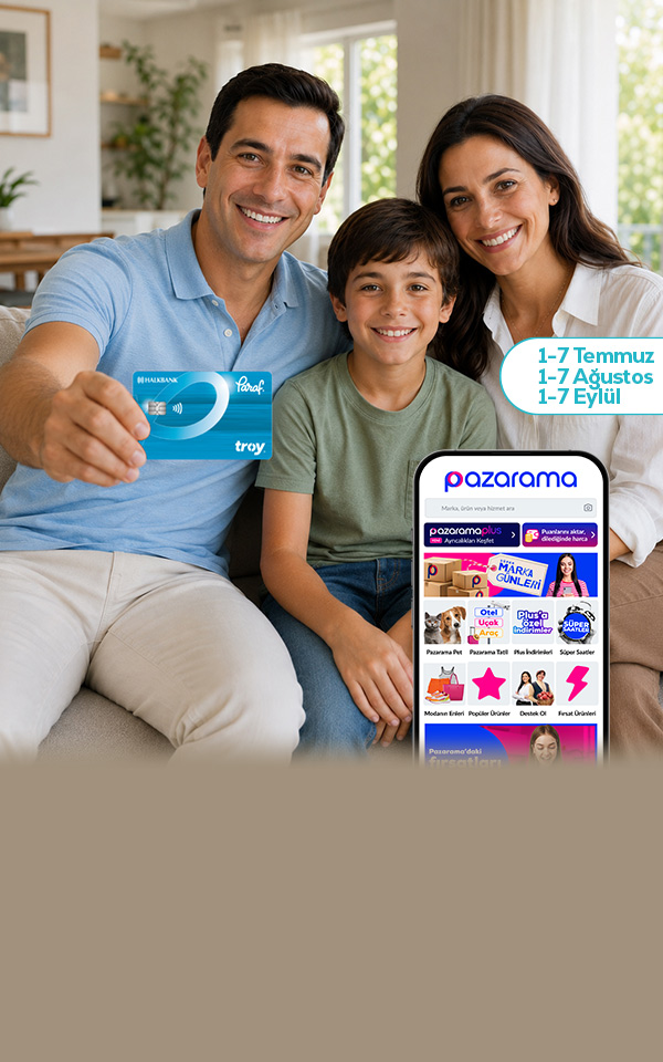 Paraf TROY Kartınıza Pazarama'da 200 TL indirim!