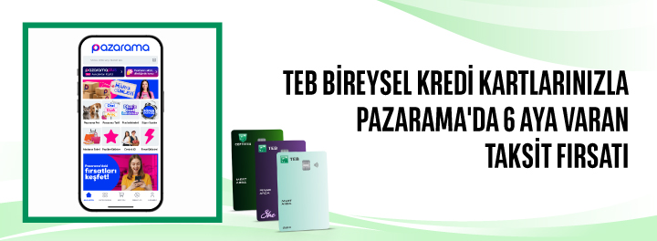 Pazarama'da 6 aya varan taksit!