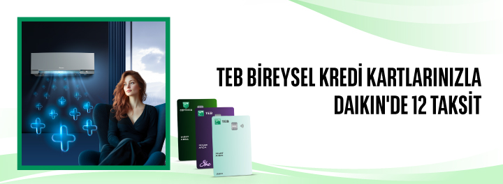 DAIKIN'de 12 taksit!