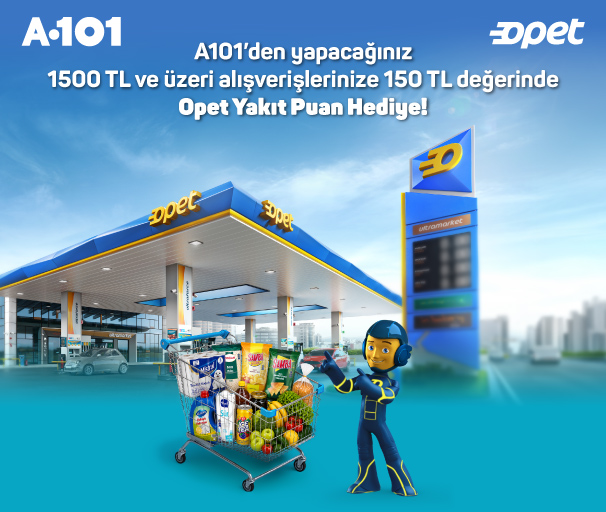 A101 Opet Yakıt Puan Kampanyası
