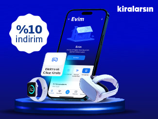 İşcep Hayatım'da Evim Menüsüne Özel Kiralarsın İle Elektronik Cihaz Kiralamada %10 İndirim!