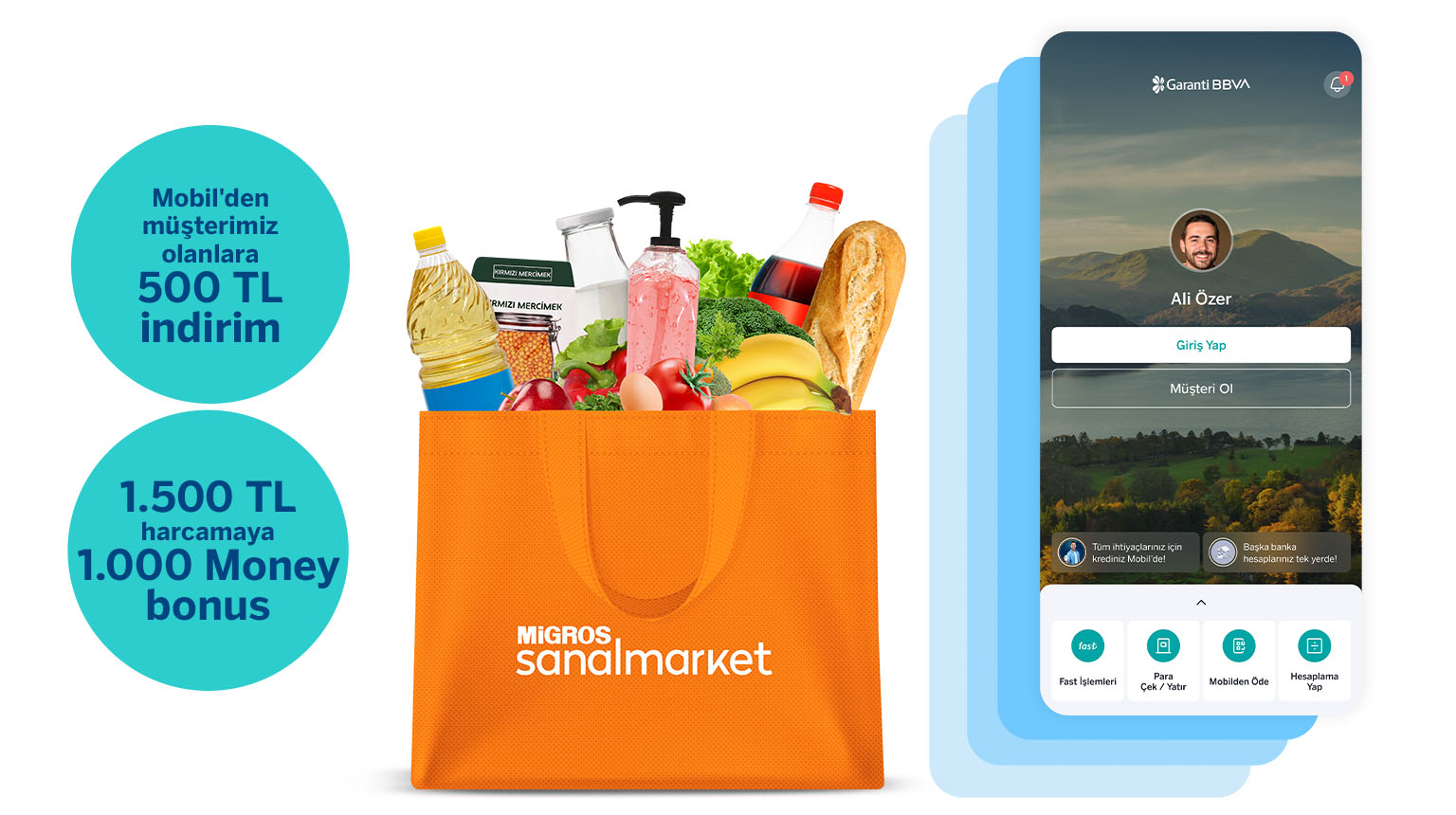 Müşterimiz Olun - Migros Sanal Market Kampanyası