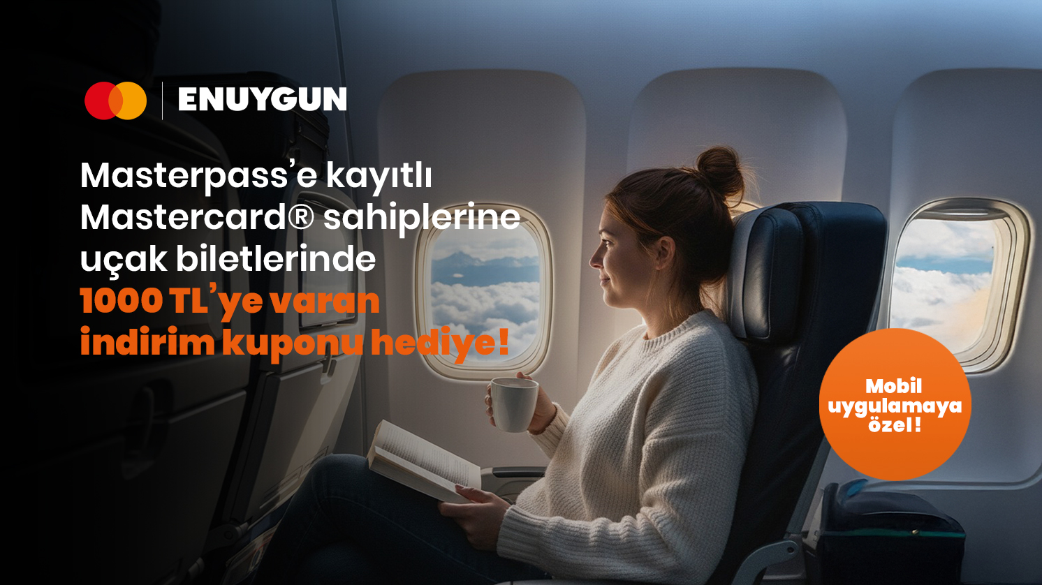 Enuygun'da uçak biletlerinde 1000 TL'ye varan indirim