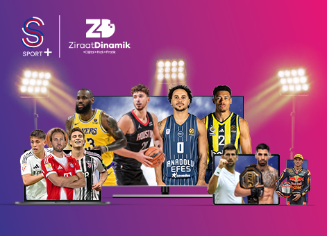 Ziraat Dinamikli Spor Tutkunlarına Özel S Sport Plus Özel İndirimi!