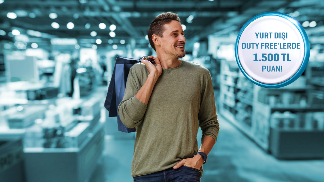 Mastercard logolu kartınız ile yurt Dışındaki Duty Free’lerde toplamda 1.500 TL‘ye varan puan!