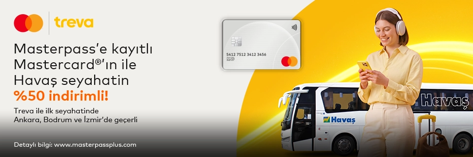 İzmir, Bodrum ve Ankara’da Havaş Otobüs Biniş Hakkı Satın Alımlarında %50 İndirim!