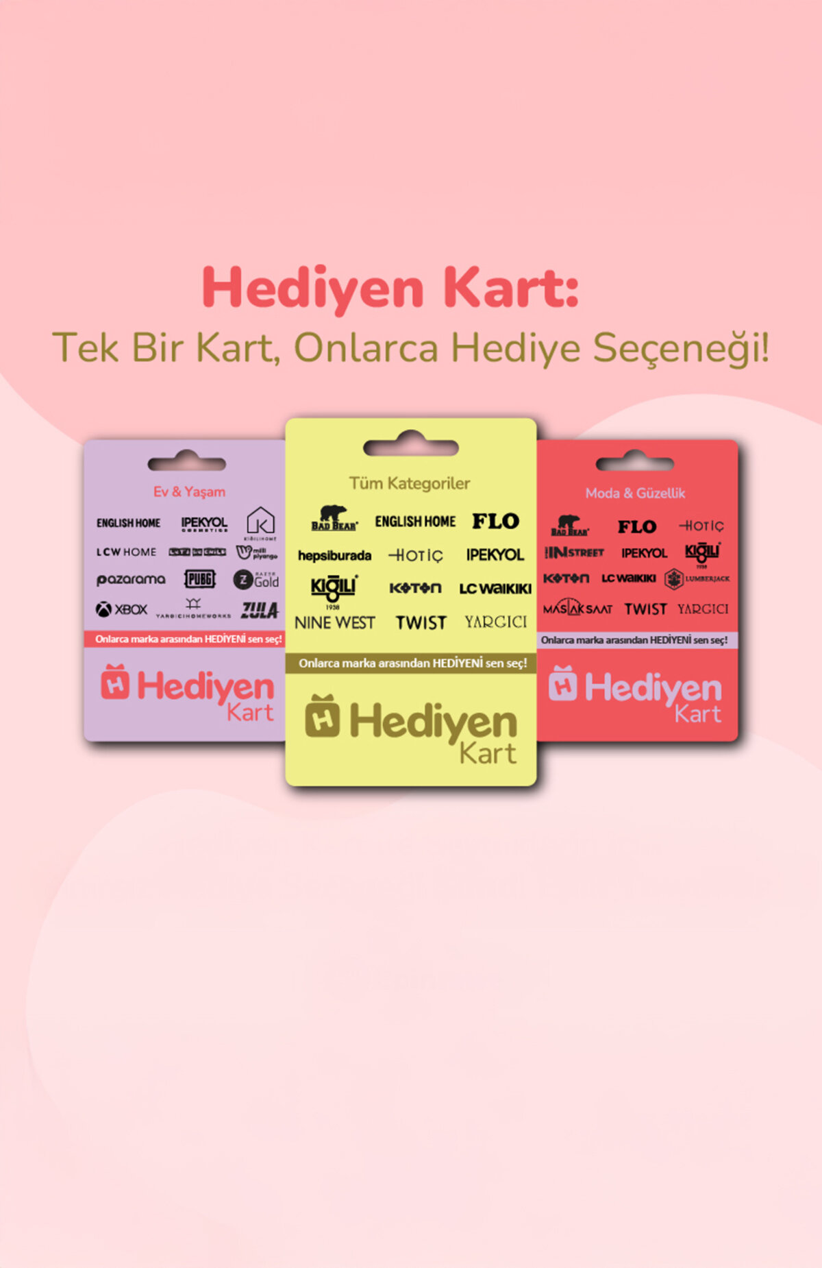 Hediyen Kart Satın Alımlarında %1 Paracık Kazan