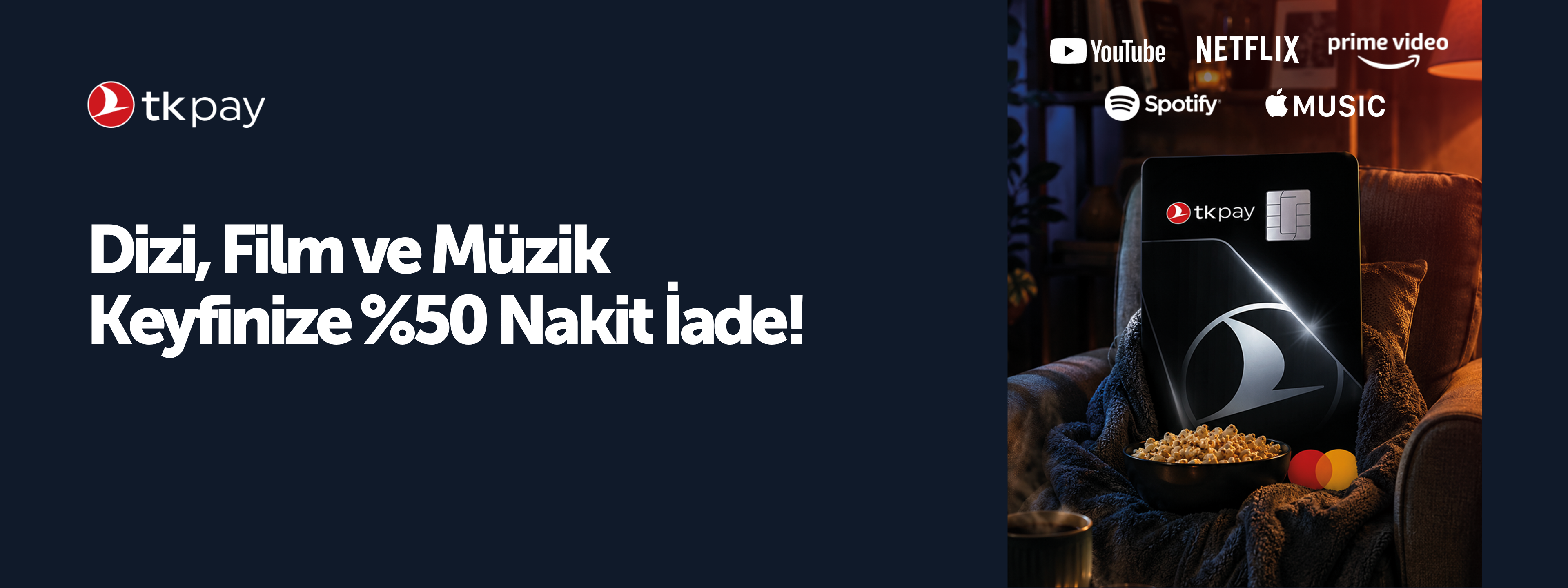Dijital platform ödemelerinde %50 nakit iade!