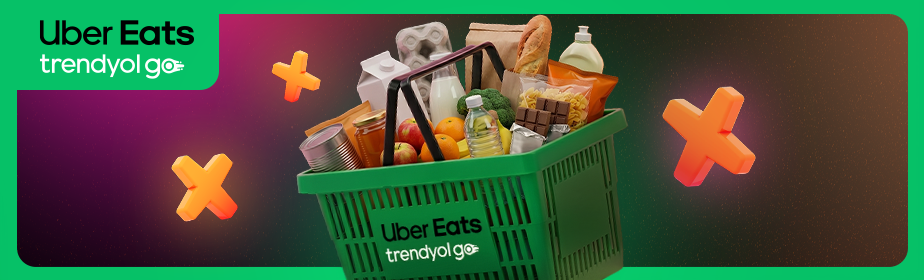 Uber Eats Trendyol Go market siparişinde 800 TL'ye 300 TL indirim
