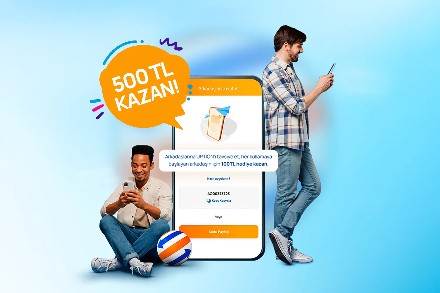 Arkadaşını Davet Et, 500 TL Kazan!