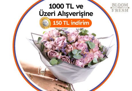 Bloomandfresh'den Money'lilere Özel 150 TL İndirim