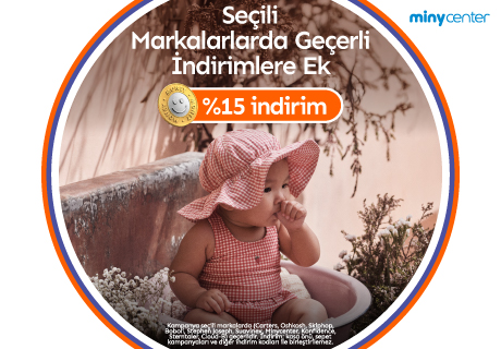 Minycenter'dan %15 İndirim!