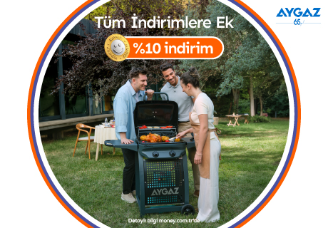 Aygaz'dan Money'lilere Özel %10 İndirim
