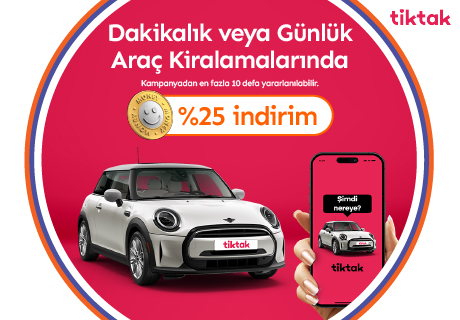 Tiktak'tan Money'lilere Özel %25 İndirim!