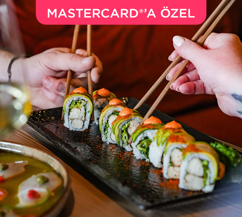 Sushi Manga'da %20'ye Varan Mastercard İndirimi
