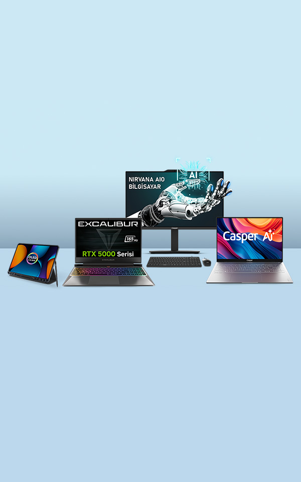 Casper.com.tr'de peşin fiyatına 3 taksit!