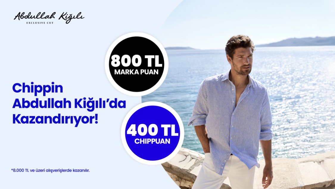 Abdullah Kiğılı’da 800 TL Kiğılı Puan ve 400 TL ChipPuan!