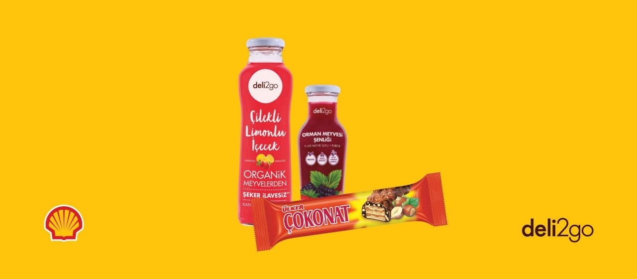 Shell ClubSmart Hep Kazan ile deli2go Organik Meyve Suyu Yanında Alınacak Ülker Çokonat 1 TL!