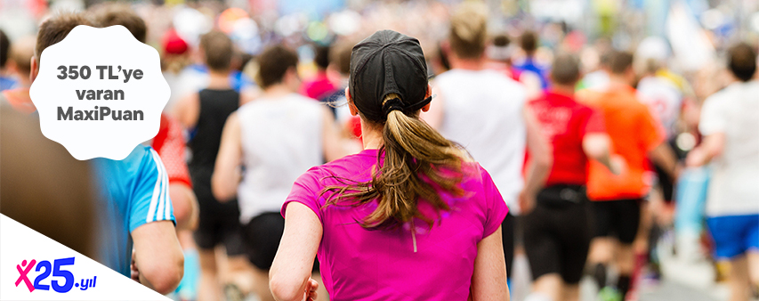 İstanbul Maratonun Son Kayıt Döneminde %25 Maxipuan!