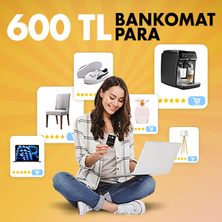 Bankomat Kart ile e-ticaret alışverişlerinize 600 TL Bankomat Para!