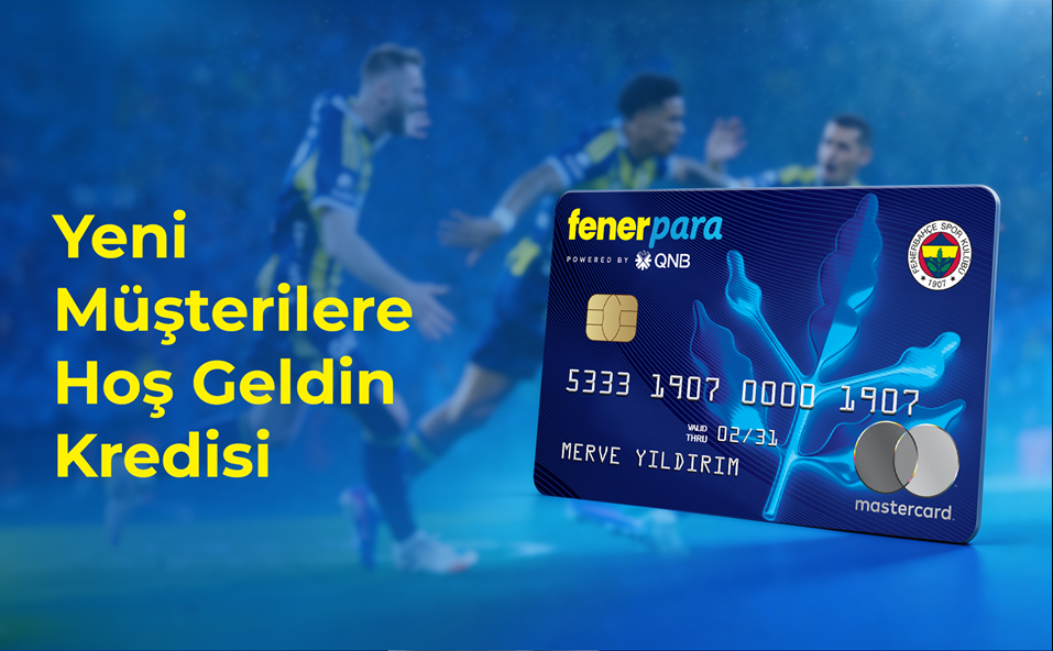 Yeni Fenerparalılara Özel %0 Faizli 25.000 TL Sarı Lacivert Bankacılık'ta!