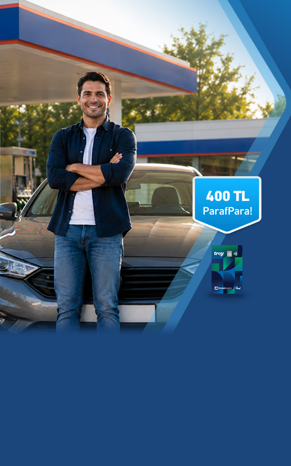 Akaryakıt Harcamalarınıza 400 TL ParafPara