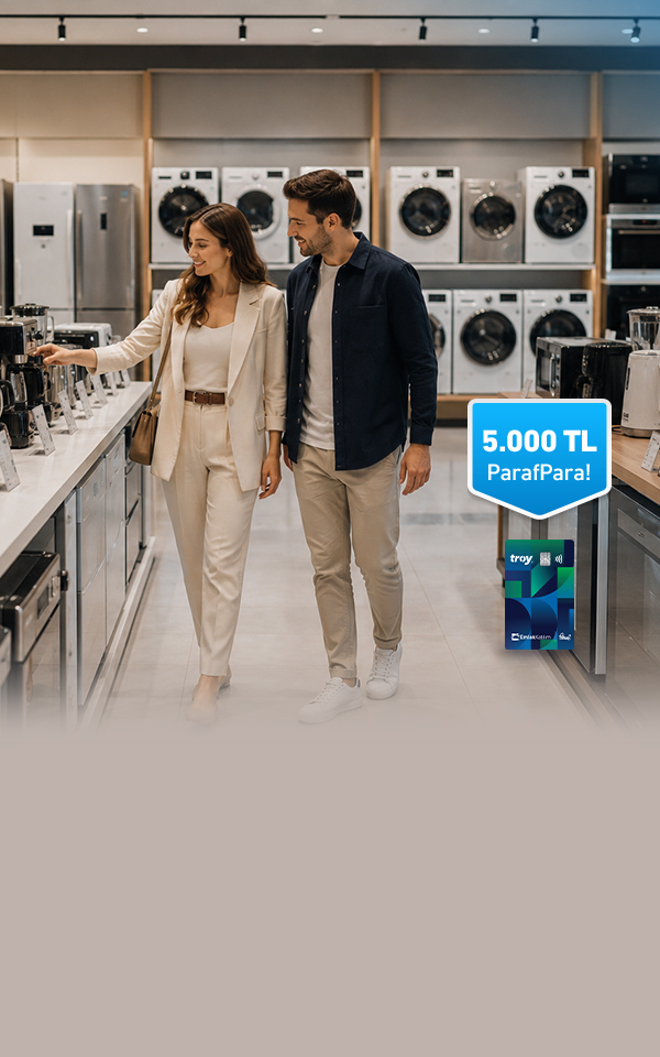 Beyaz Eşya ve Elektronik Alışverişlerinize 5.000 TL'ye varan ParafPara