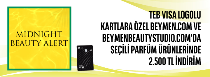 Visa Logolu TEB Bireysel Kredi Kartları ile Beymen.com ve Beymenbeautystudio.com'da Seçili Parfüm Ürünlerinde 2.500 TL İndirim