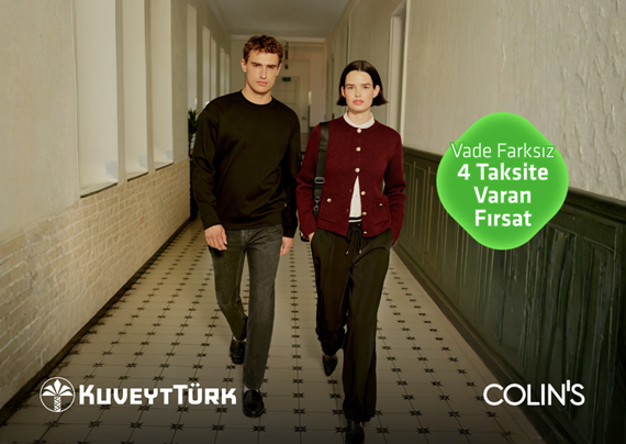Colin’s’de Vade Farksız 4 Aya Varan Taksit Fırsatı