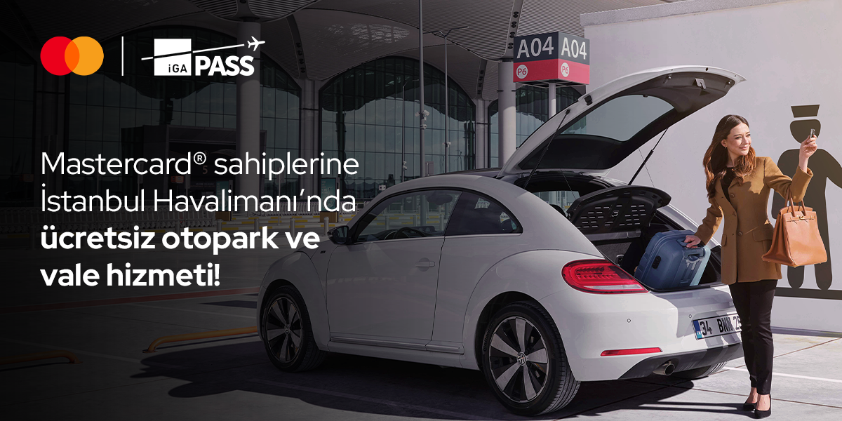 İstanbul Havalimanı’nda geçerli Ücretsiz otopark ve vale hizmeti