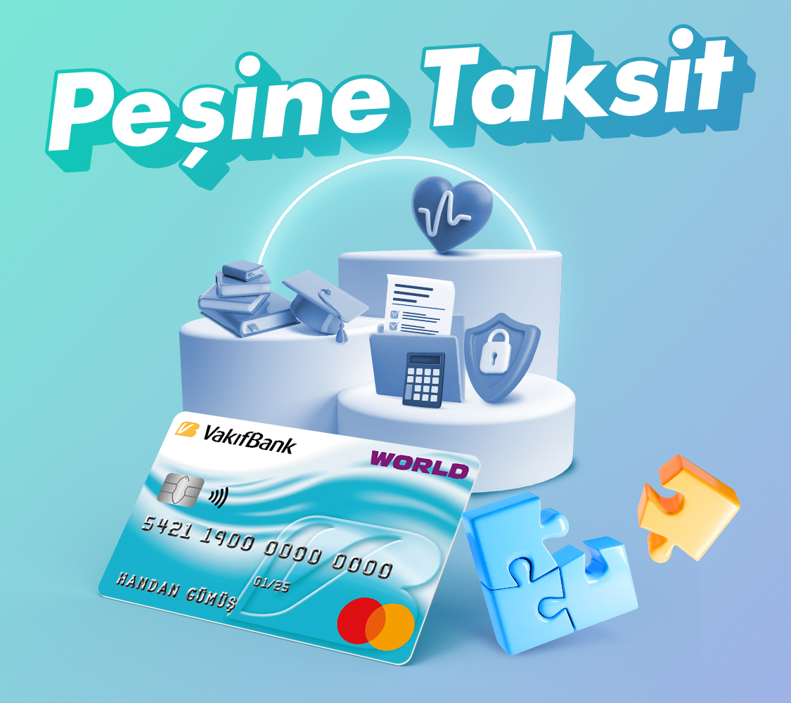 Peşin Harcamalarınıza faizsiz taksit fırsatı!